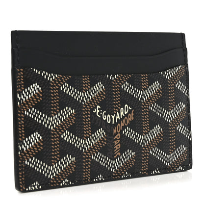 Goyard Goyardine Saint Sulpice Card Holder Black 3 of 7