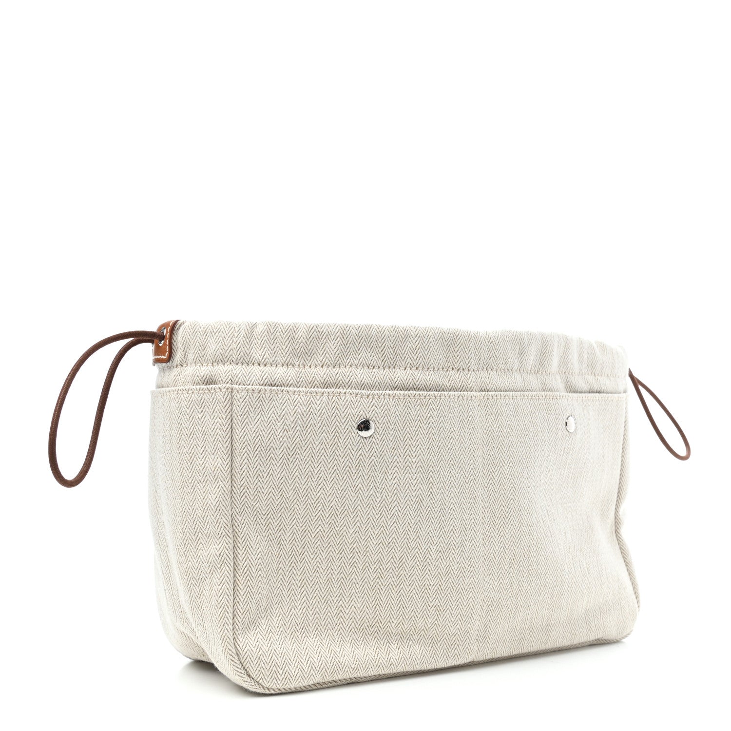 Hermes Canvas Barenia Fourbi 25 MM Pouch Naturel Fauve 2 of 4