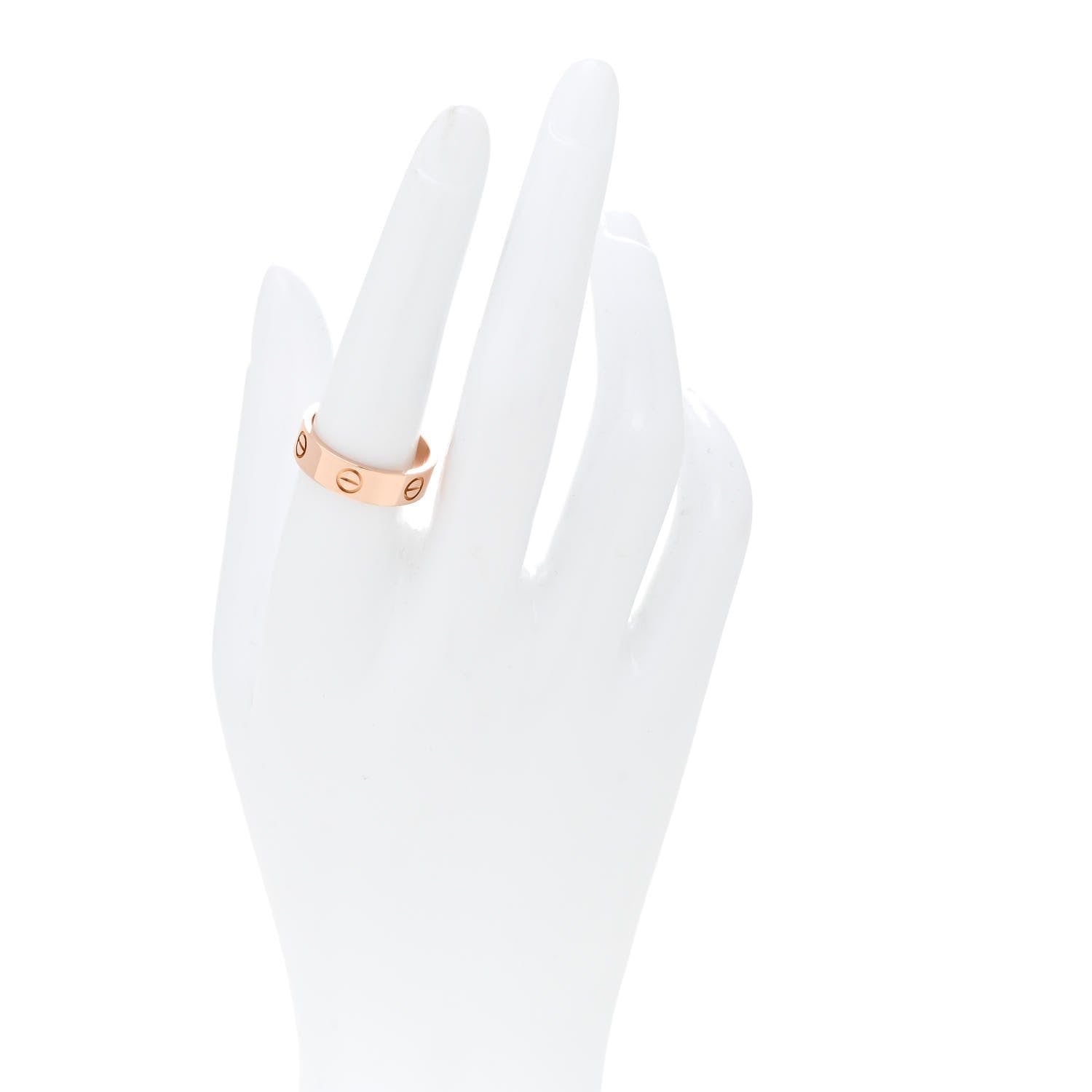 Cartier 18K Pink Gold 5.5mm LOVE Ring 56 7.75 2 of 5