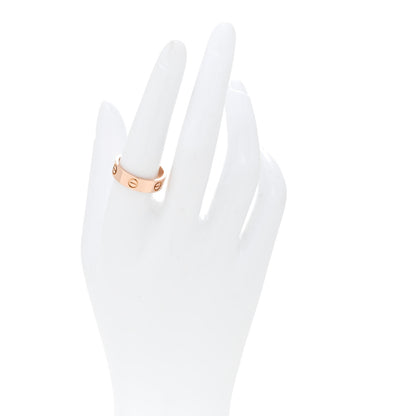 Cartier 18K Pink Gold 5.5mm LOVE Ring 56 7.75 2 of 5