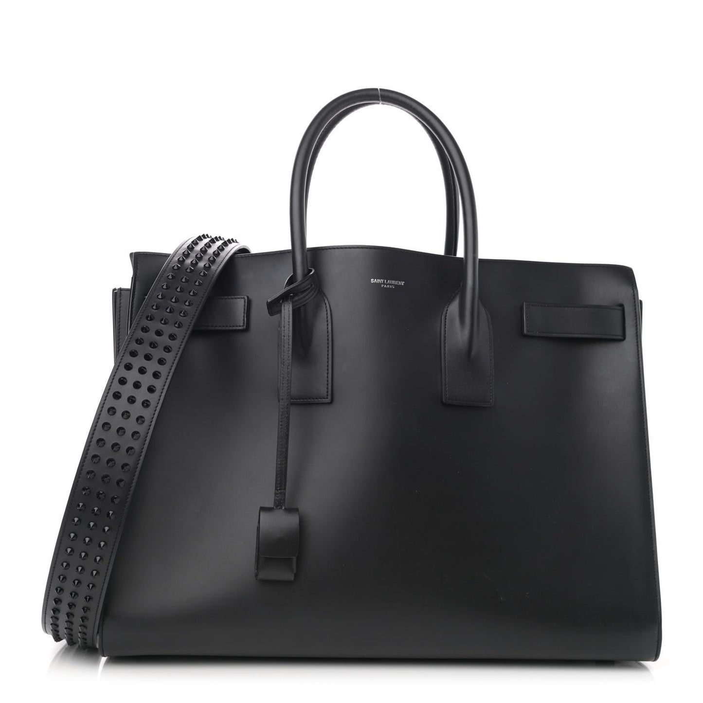 Calfskin Large Sac De Jour Carryall Black