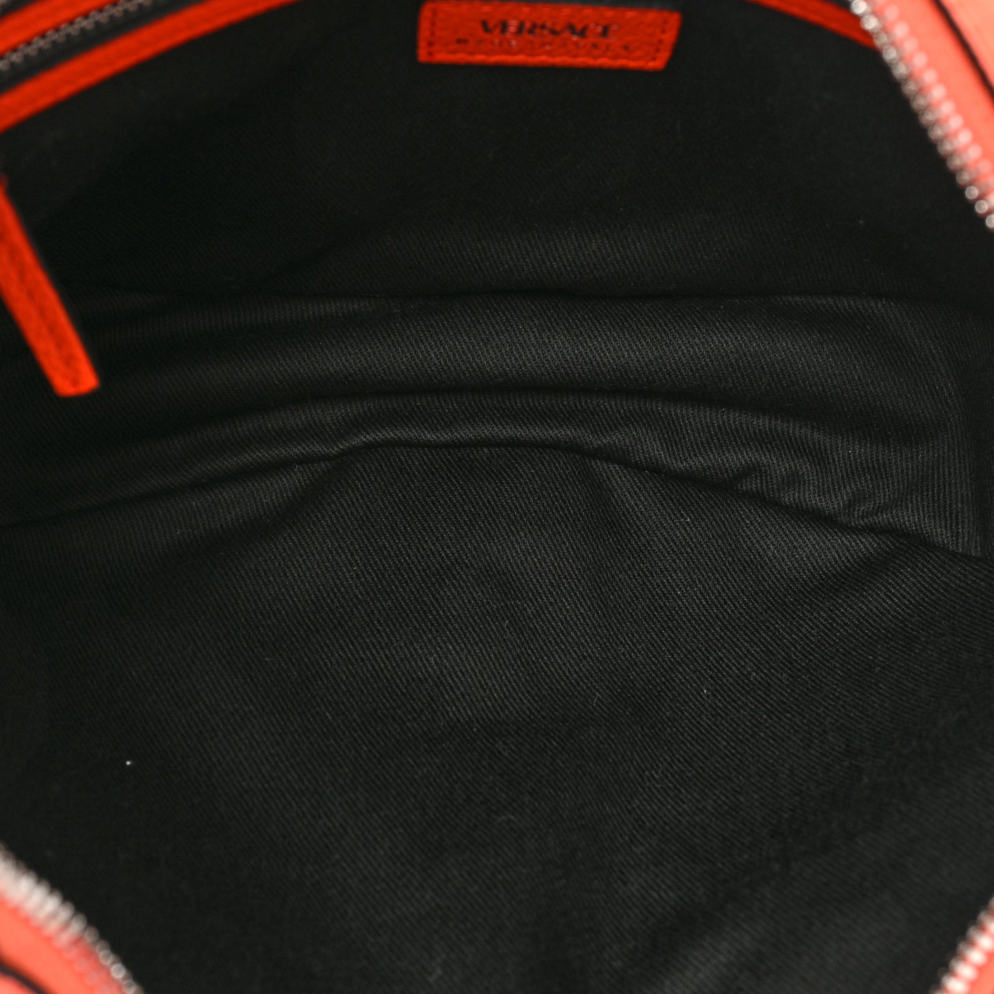 Calfskin Small Repeat Zip Hobo Orange