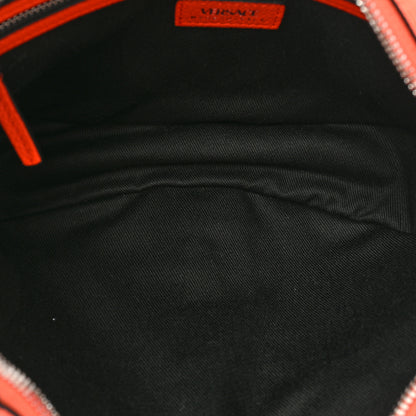 Versace Calfskin Small Repeat Zip Hobo Orange 5 of 8