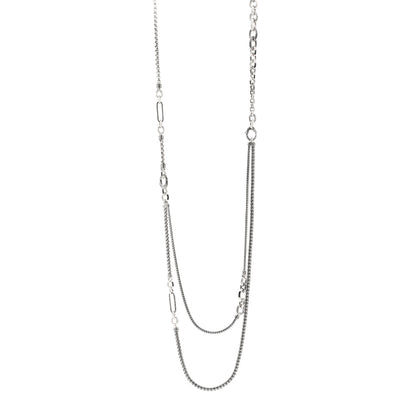 John Hardy Sterling Silver Remix Hero Transformable Necklace 1 of 5