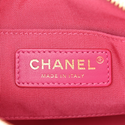 Chanel Tweed Lambskin Quilted Coco Midnight Camera Case White Black Multicolor 6 of 11