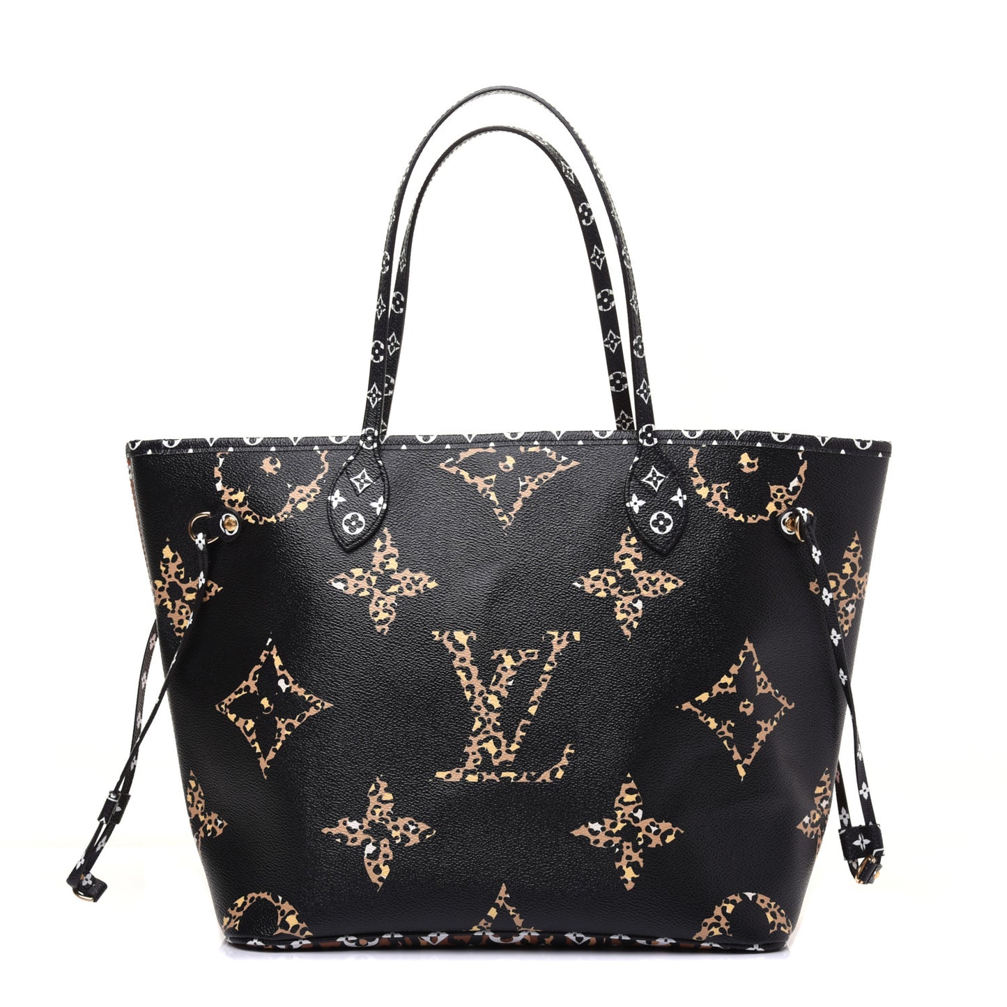 Monogram Giant Jungle Neverfull MM Black
