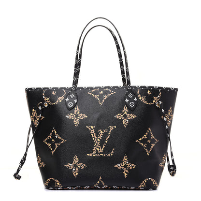 Louis Vuitton Monogram Giant Jungle Neverfull MM Black 1 of 14