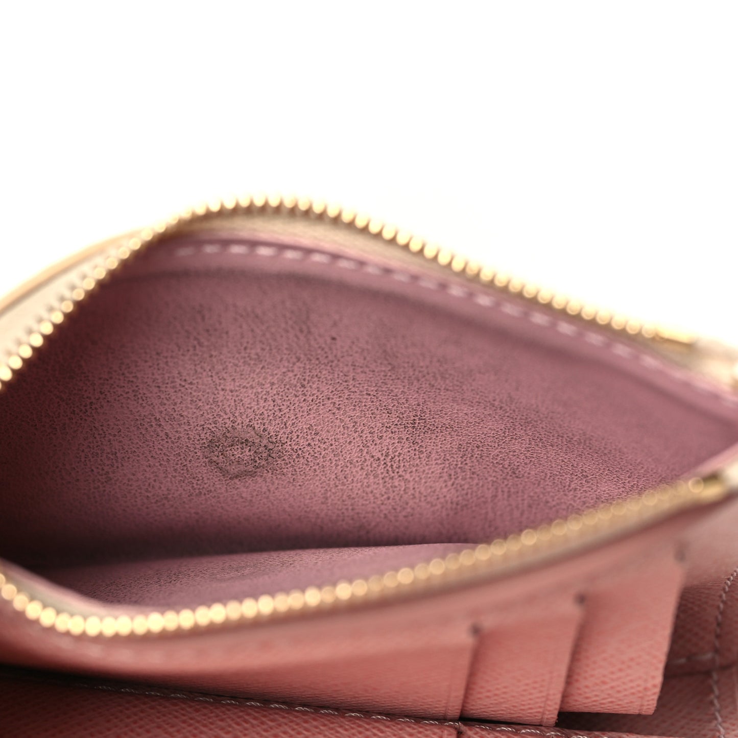 Damier Azur Victorine Wallet Rose Ballerine
