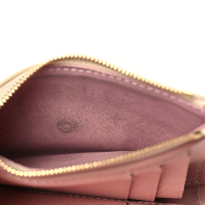 Louis Vuitton Damier Azur Victorine Wallet Rose Ballerine 11 of 11