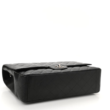 Chanel Caviar Quilted Maxi Single Flap Black 4 of 11