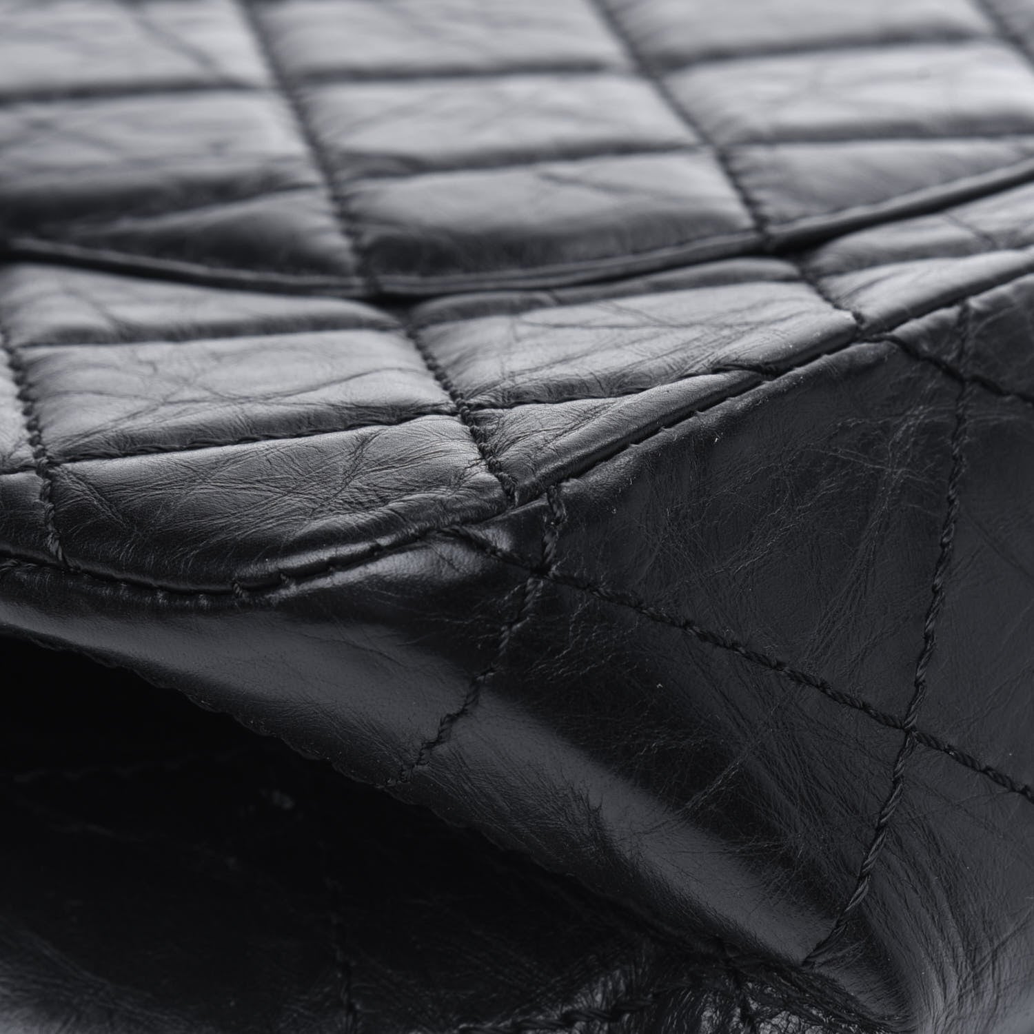 Chanel Aged Calfskin Quilted 2.55 Reissue 227 Flap Black 13 of 17