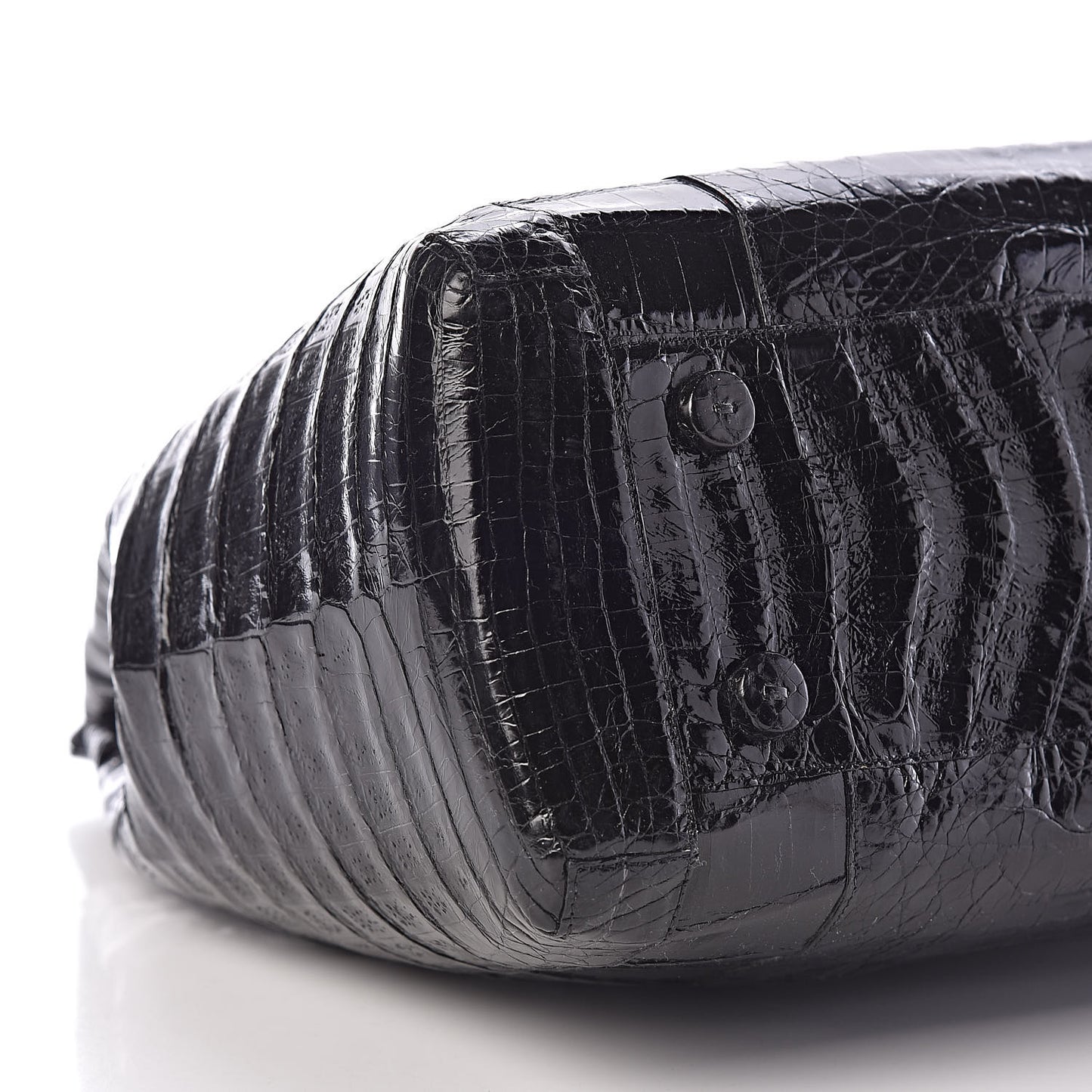 Crocodile Tote Black