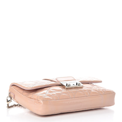 Christian Dior Patent Cannage Miss Dior Promenade Pouch Pink 5 of 14