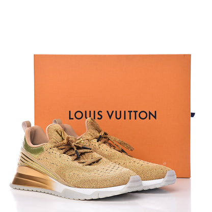 Louis Vuitton Technical Knit V.N.R Sneakers 9.5 Gold 11 of 11