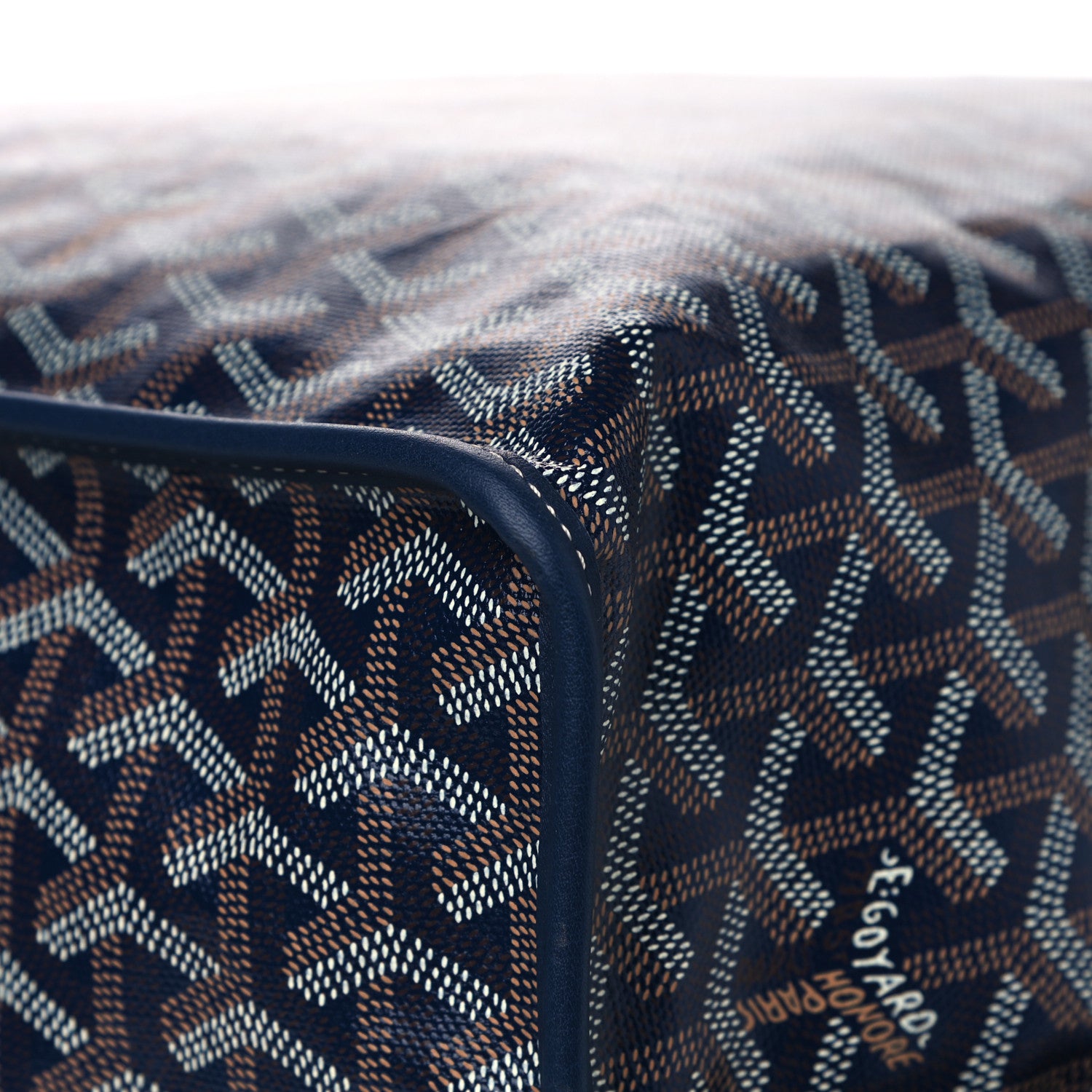 Goyard Goyardine Reversible Anjou GM Navy 11 of 11