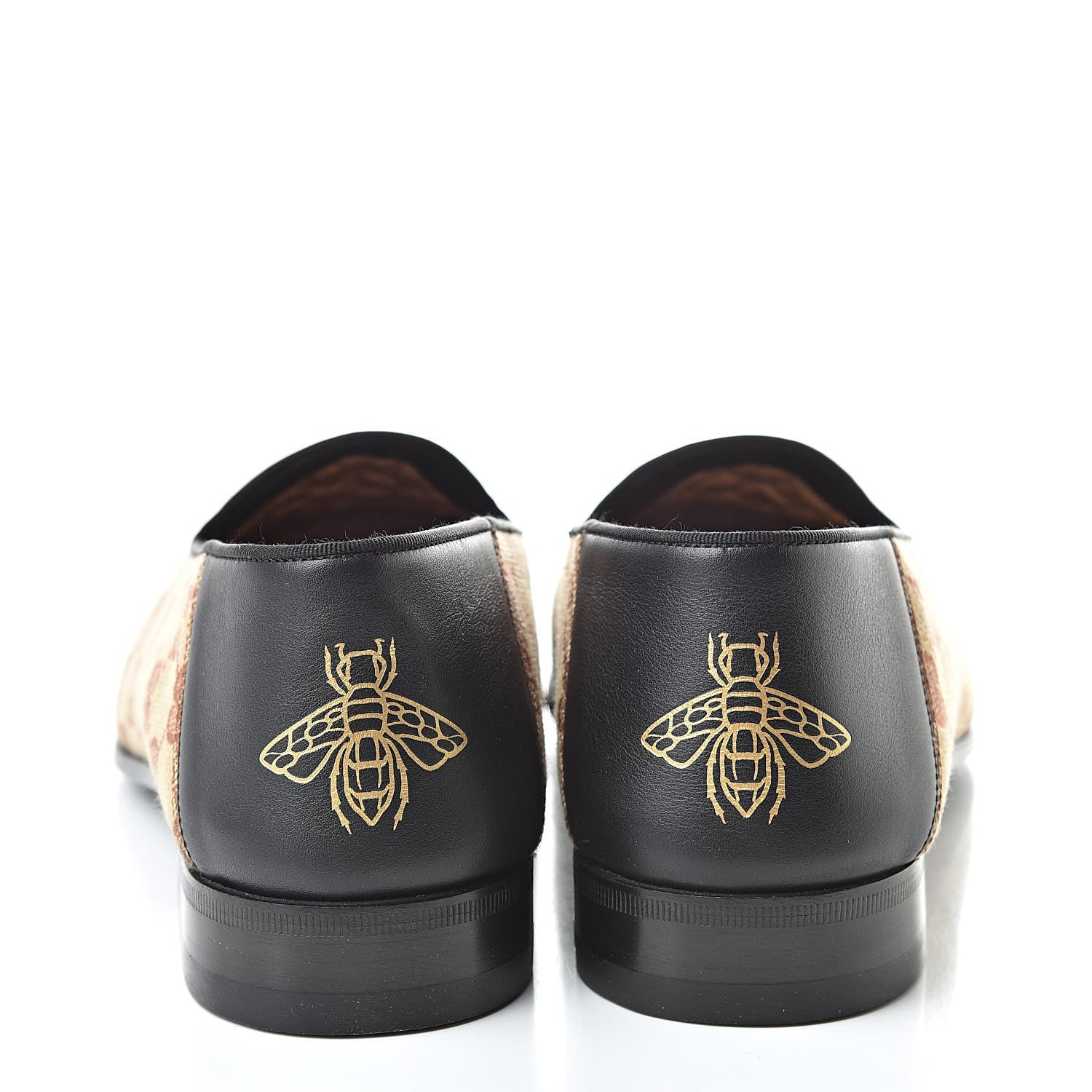 Gucci X MLB GG Monogram LA Dodgers Embroidered Mens Loafers 8 Beige Ruggine Black 6 of 10