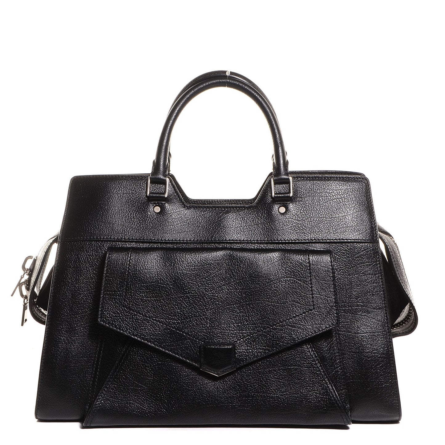 Leather PS13 Large Satchel Black