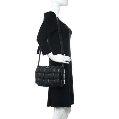 Bottega Veneta Nappa Maxi Intreccio Padded Cassette Crossbody Bag Black 2 of 11