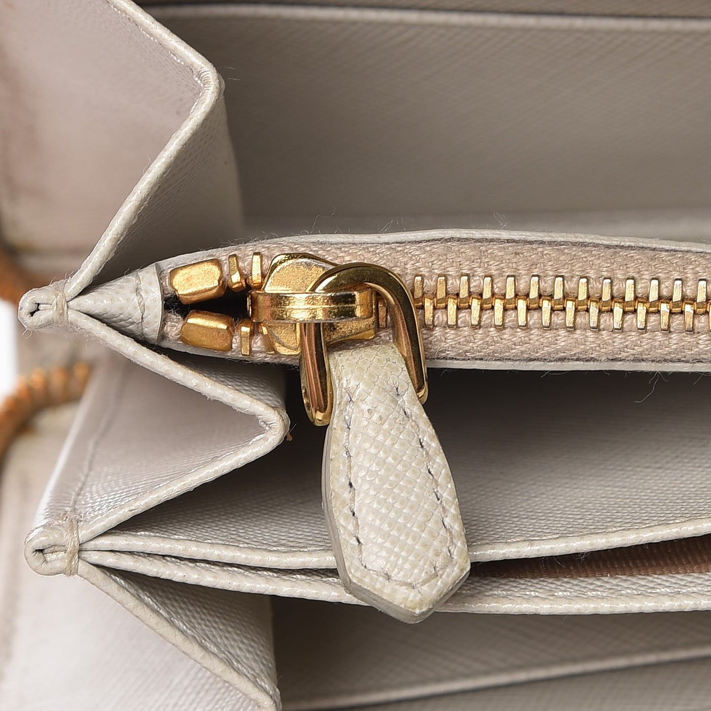 Saffiano Metal Zip Around Wallet Talco
