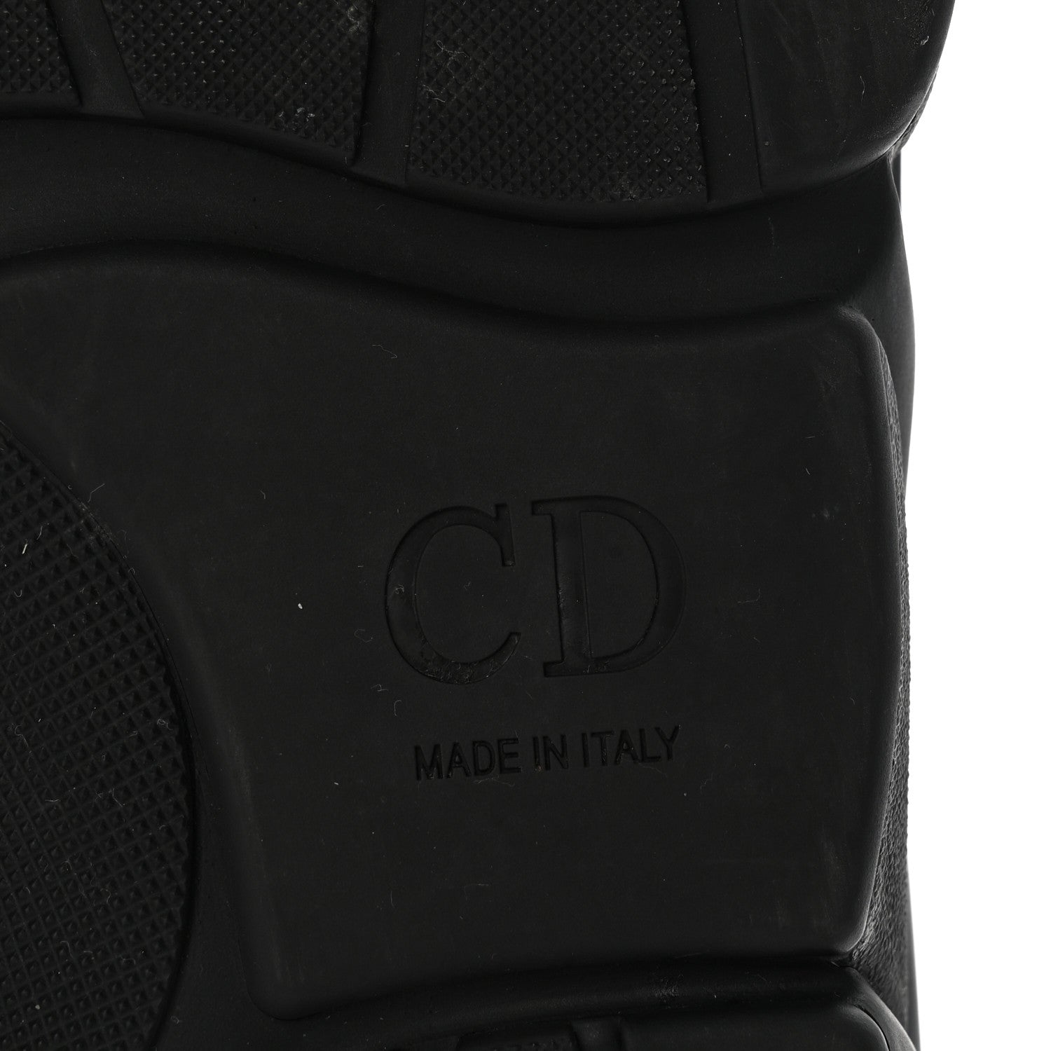 Christian Dior Technical Mesh Calfskin Mens B22 Sneakers 40 Black 7 of 9