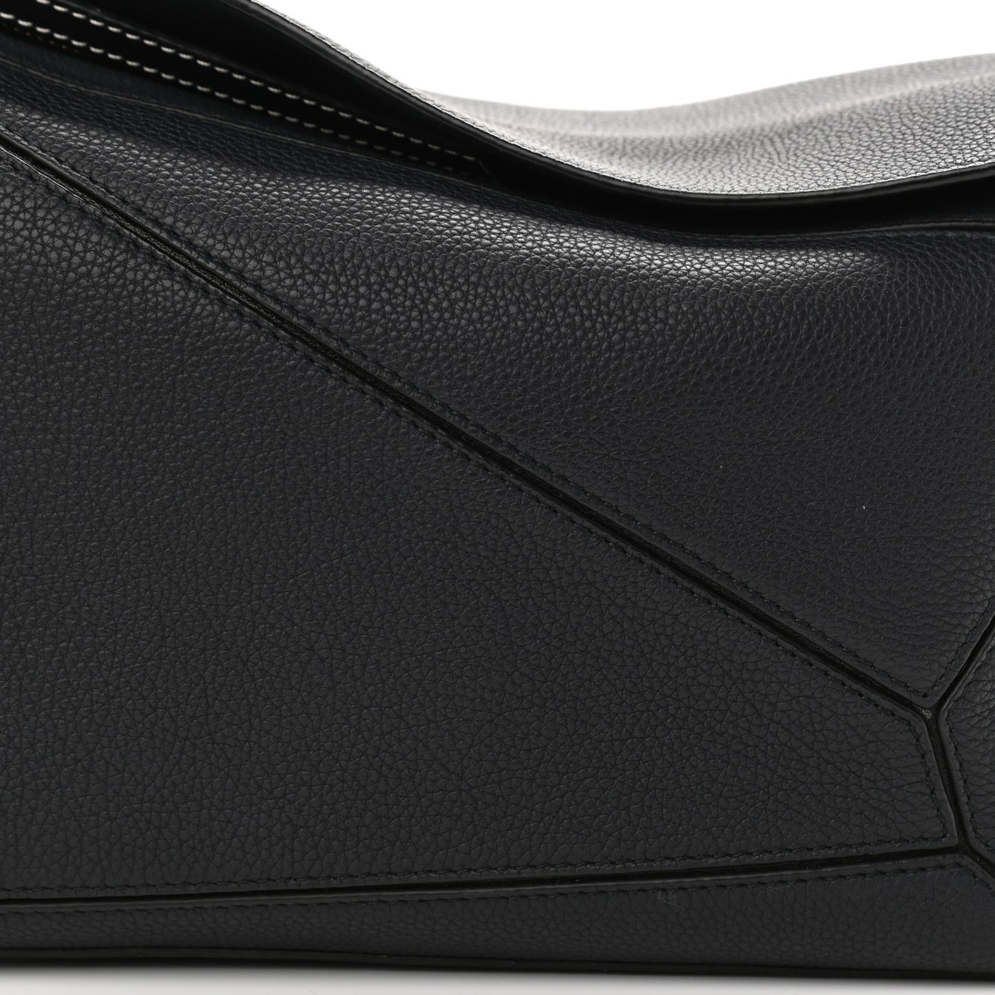 Calfskin Medium Puzzle Bag Midnight Blue Black