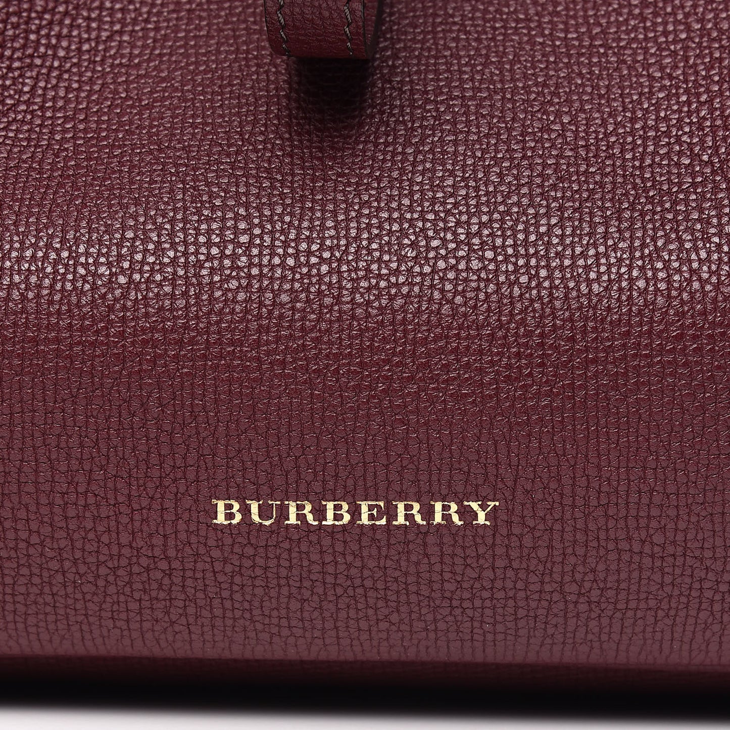 Grainy Calfskin Medium Honeybrook Tote Dark Plum