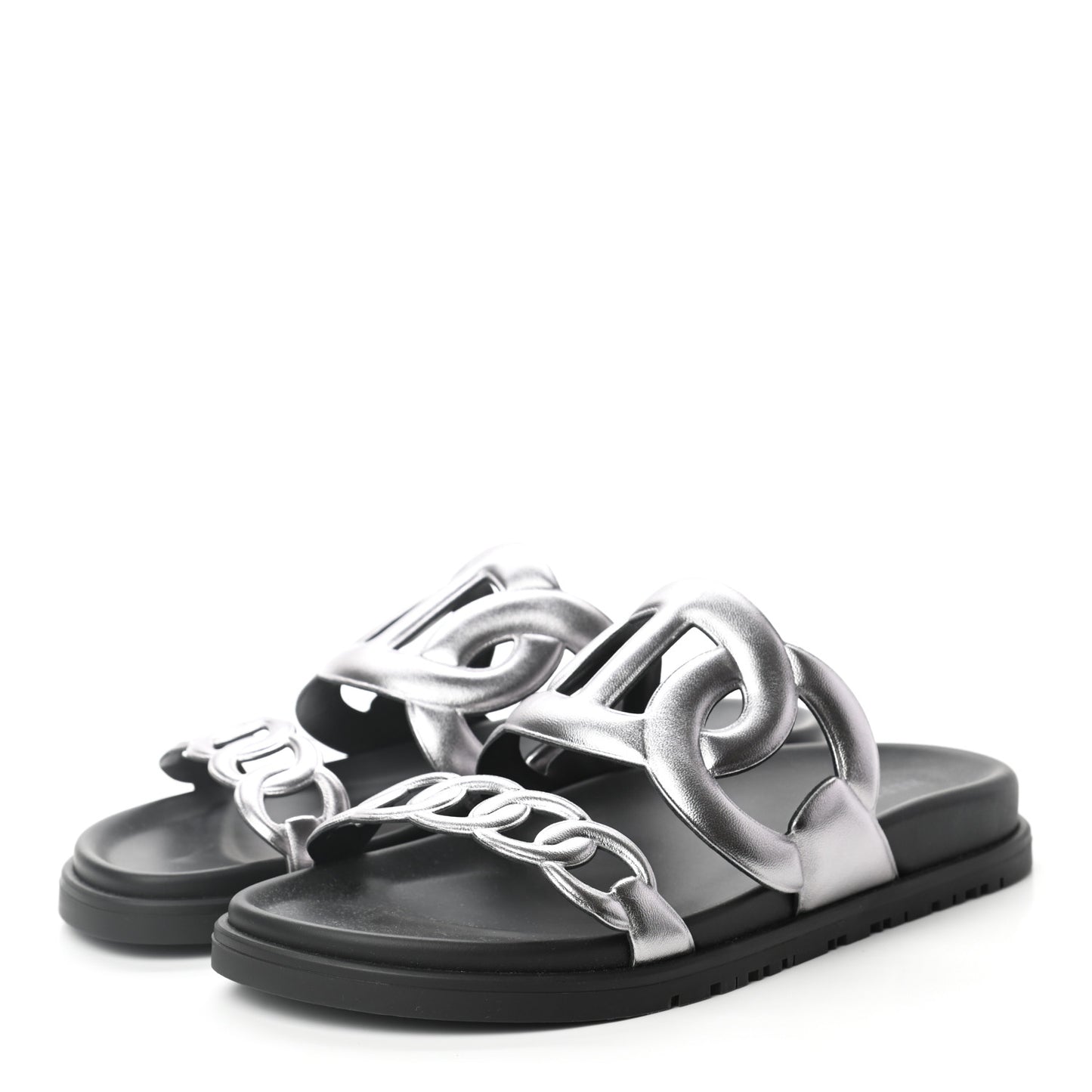 Nappa Extra Sandals 37.5 Gris Argent