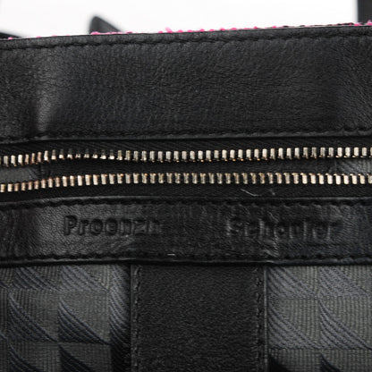 Proenza Schouler Tweed Lambskin Medium PS1 Satchel Berry Fuxia Pink 7 of 10