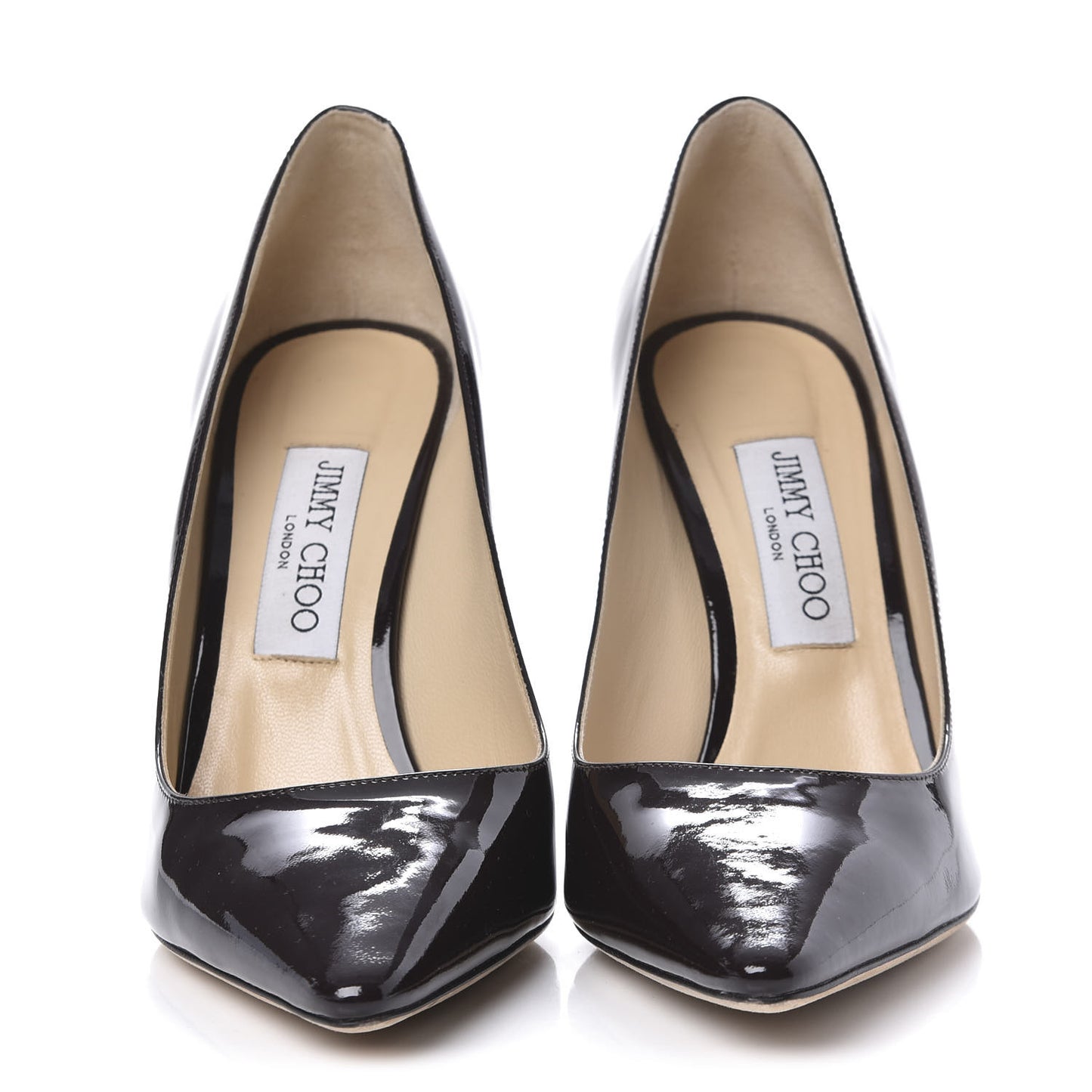 Patent Pointy Toe Romy 100 Pumps 39 Black