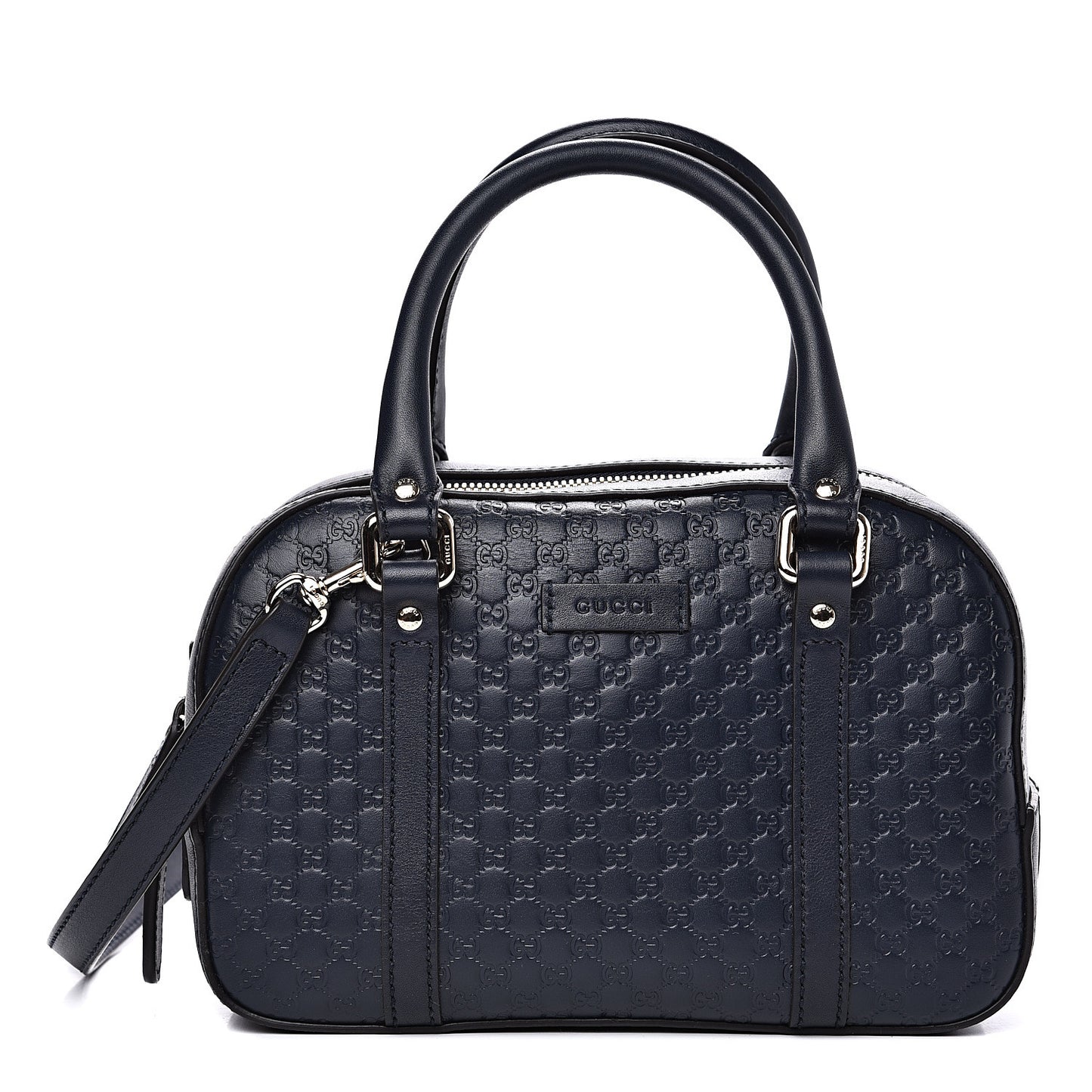 Soft Microguccissima Small Crossbody Bag Blue