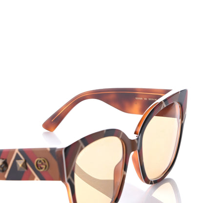 Gucci Acetate Square Frame Sunglasses GG0059S Multicolor 6 of 8