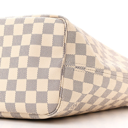 Louis Vuitton Damier Azur Neo Neverfull MM Rose Ballerine 11 of 12