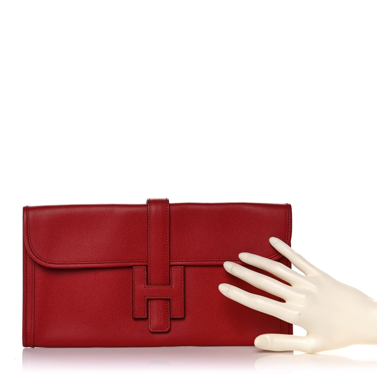 Epsom Jige Elan 29 Clutch Rouge Garance
