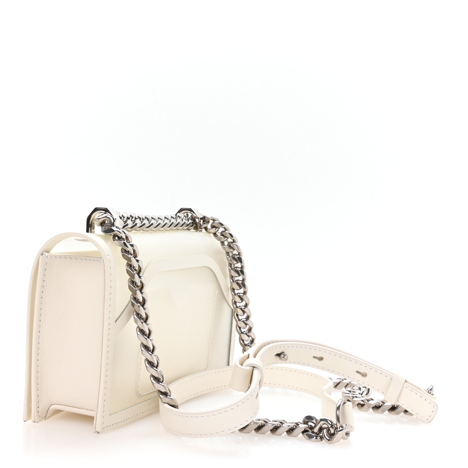 Alexander McQueen Polyurethane Calfskin Transparent Jeweled