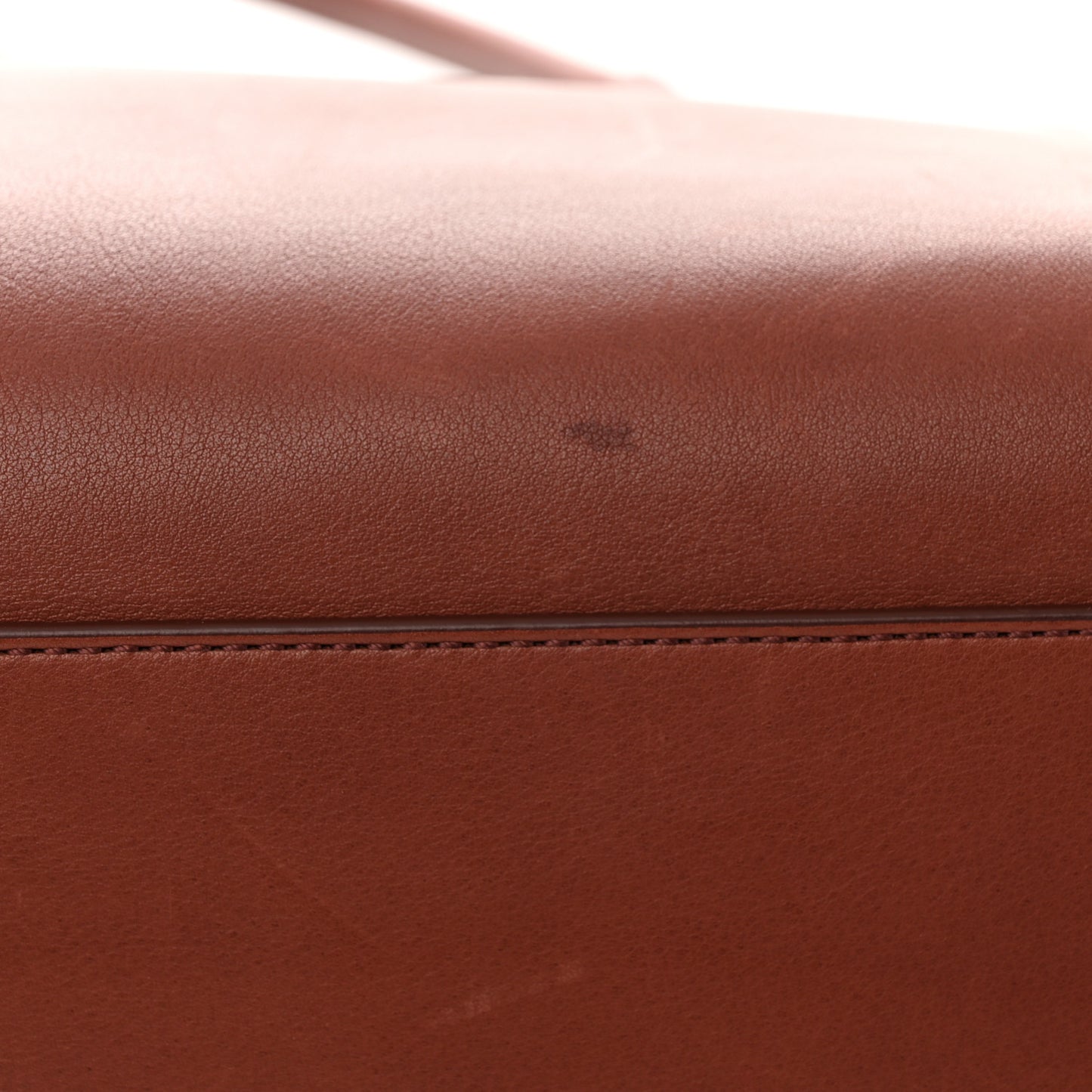 Polished Saddle Calfskin Soft Margaux 15 Cognac