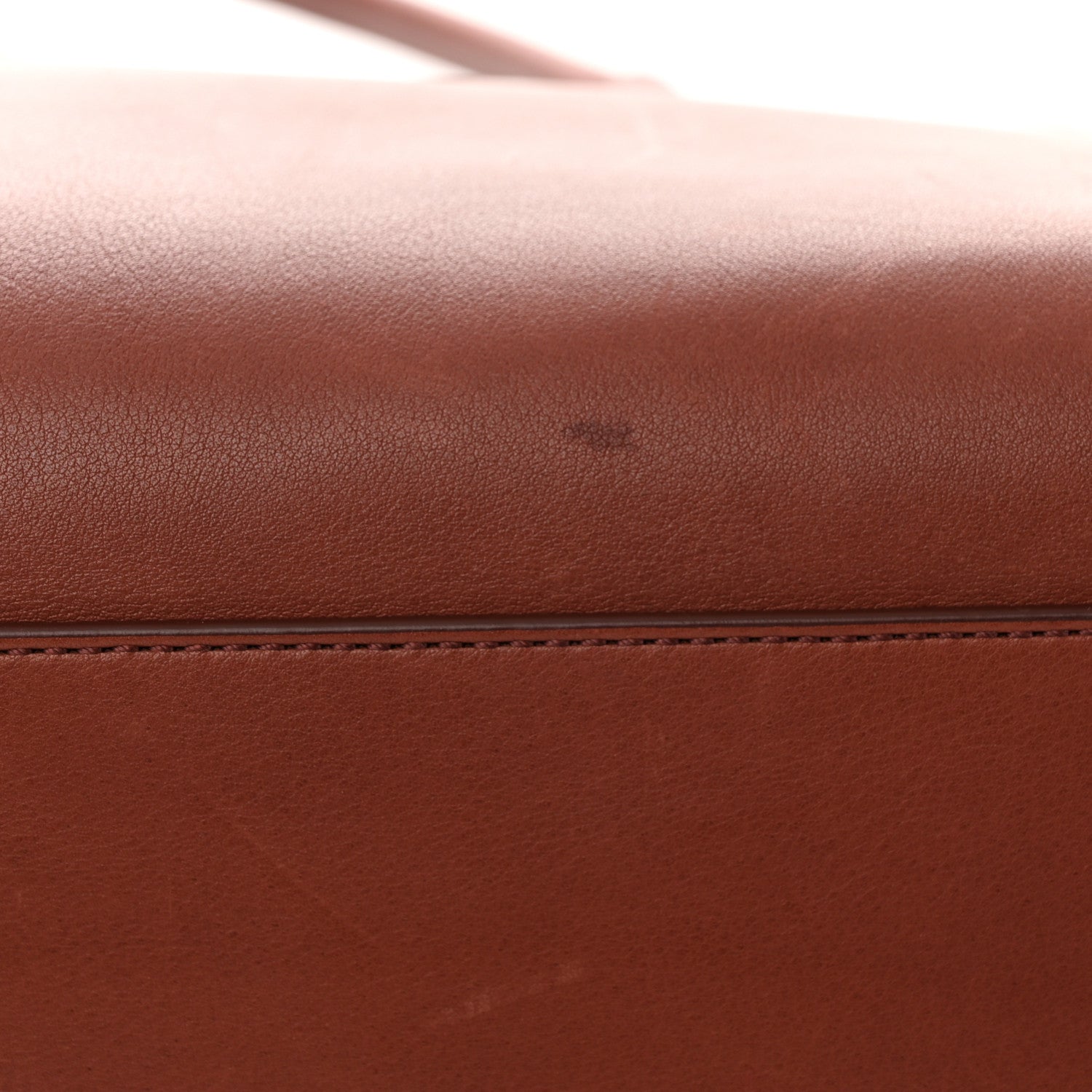 The Row Polished Saddle Calfskin Soft Margaux 15 Cognac 10 of 18