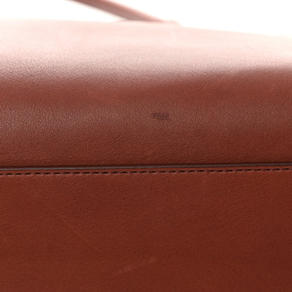 The Row Polished Saddle Calfskin Soft Margaux 15 Cognac 10 of 18