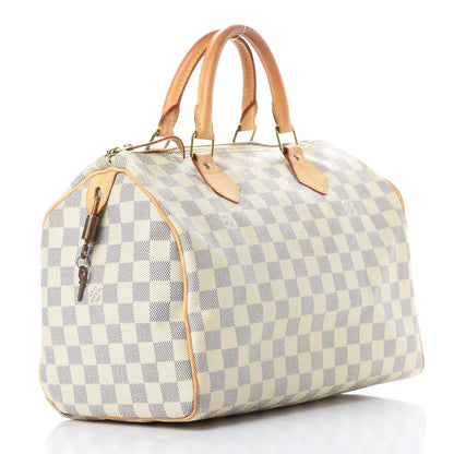 Louis Vuitton Damier Azur Speedy 30 3 of 17