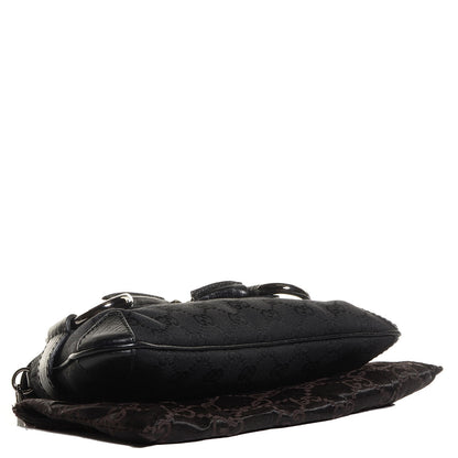 Gucci Monogram Horsebit Clutch Black 5 of 8