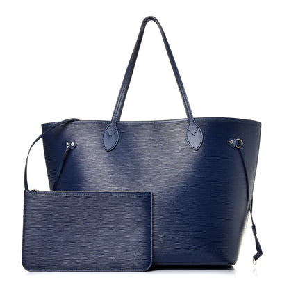 Louis Vuitton Epi Neverfull MM Indigo 1 of 8