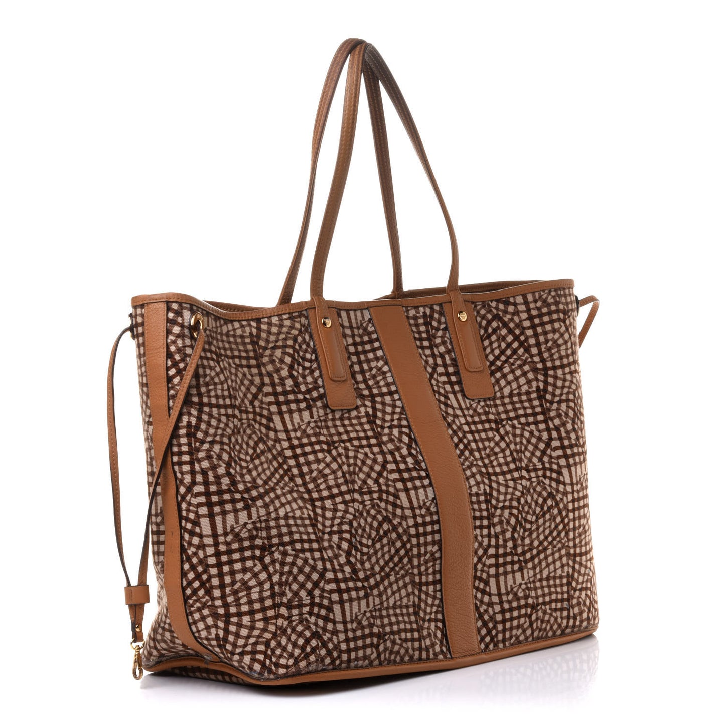 Visetos Large Liz Reversible Shopper Tote Cognac
