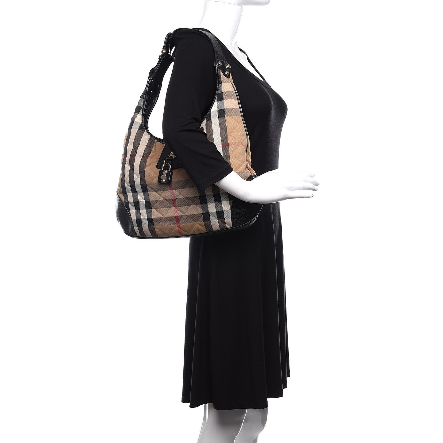 House Check Quilted Brook Hobo