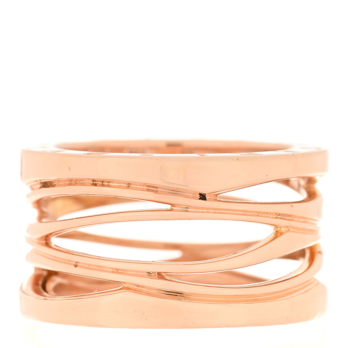 18K Rose Gold B.Zero1 Legend Four-Band Ring 55 7.25