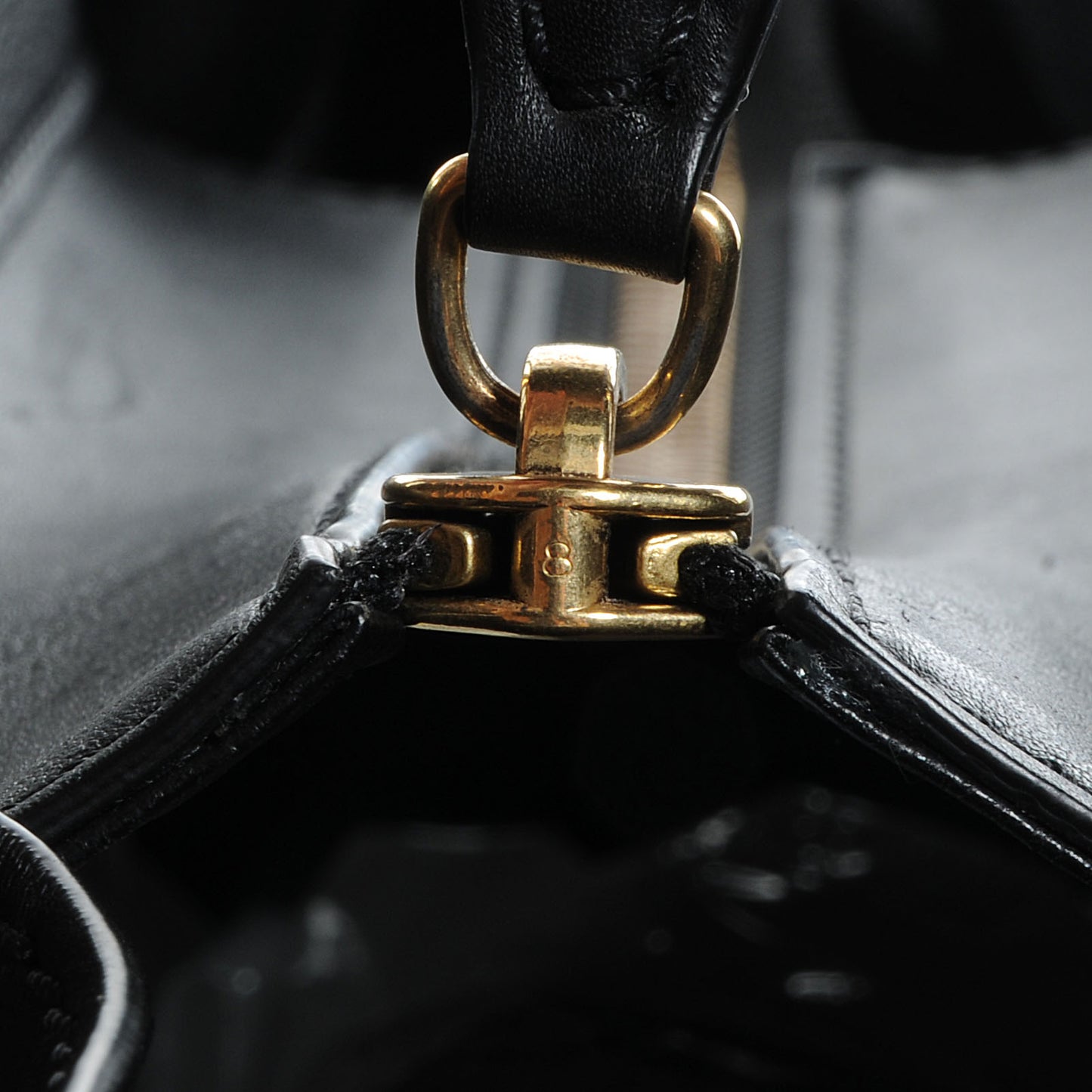 Smooth Calfskin Micro Luggage Black