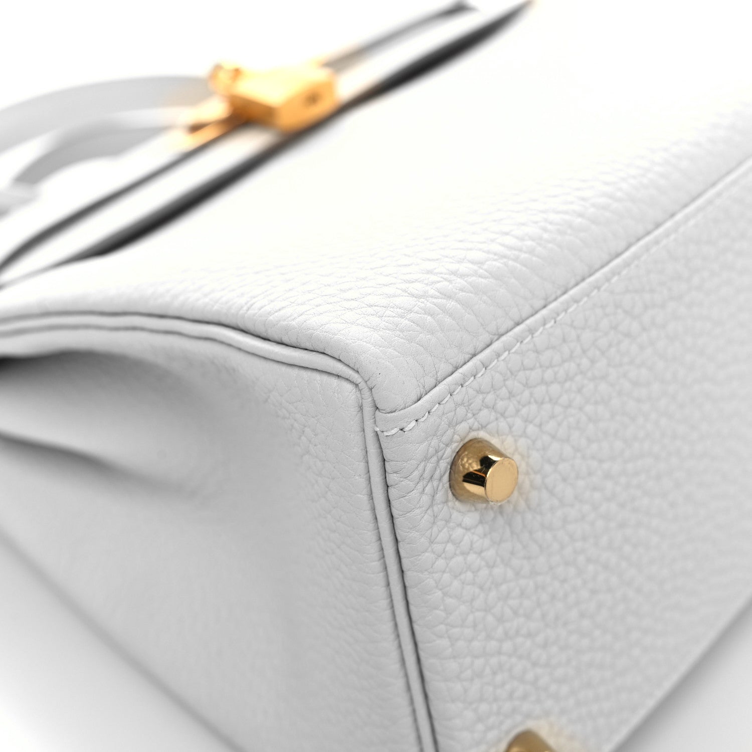 Hermes Togo Kelly Retourne 28 Gris Pale 10 of 13