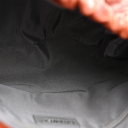 Chanel Crumpled Caviar Quilted Maxi Elastic Flap Light Brown 5 of 13