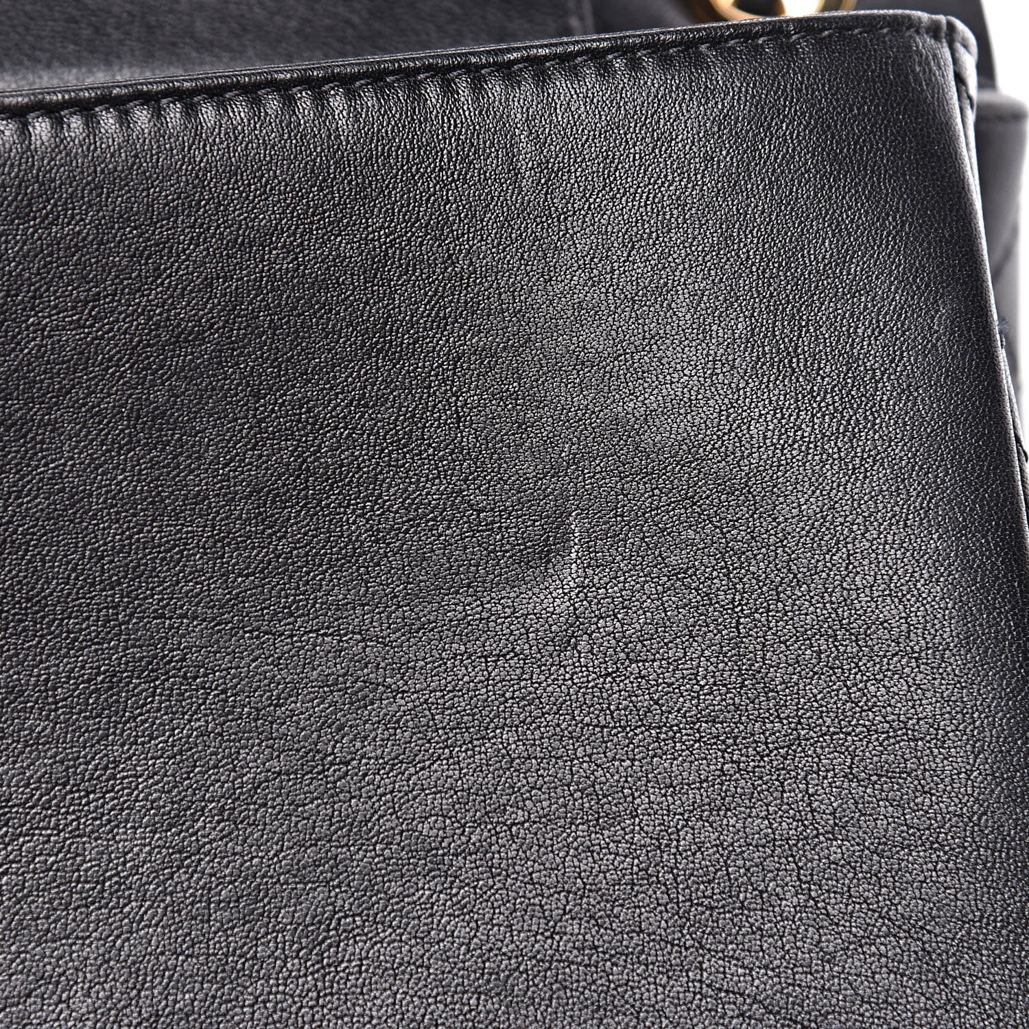 Chanel Sheepskin Quilted Vintage Mademoiselle Flap Black 16 of 17