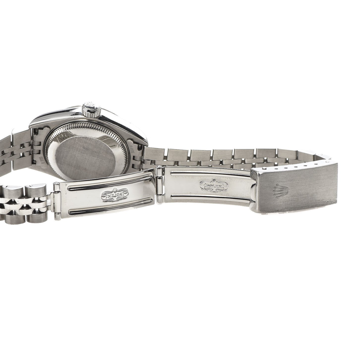Stainless Steel 18K White Gold Diamond 26mm Oyster Perpetual Datejust Watch Silver 69174