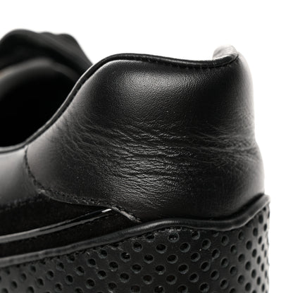 Louis Vuitton Nubuck Calfskin Perforated Run Away Sneakers 38.5 Black 12 of 16