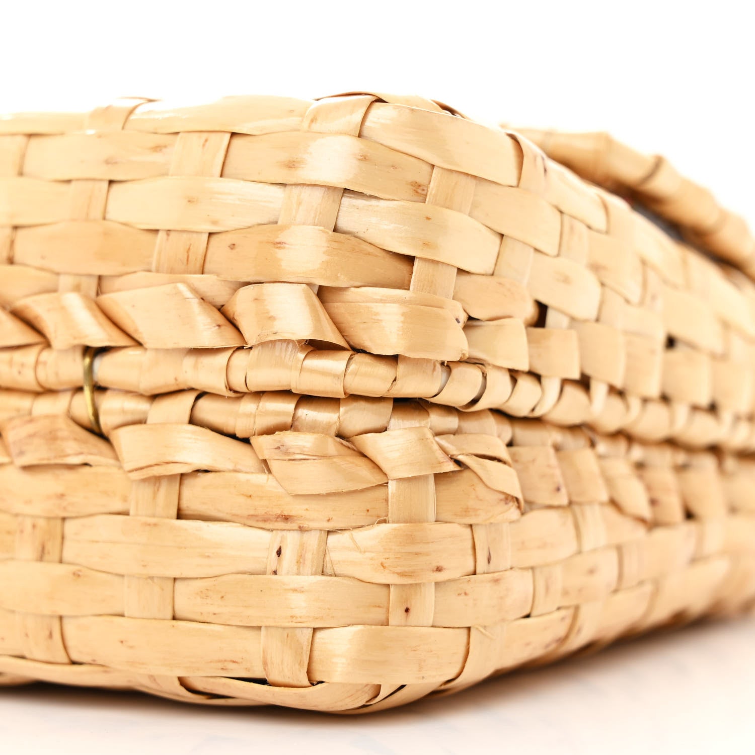 Gucci Glazed Wicker Mini Cestino Shoulder Bag Natural 20 of 20
